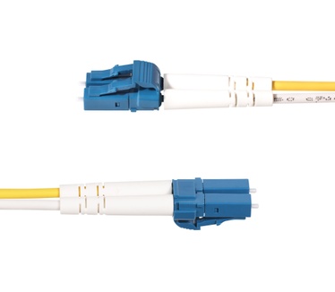 Startech.com 15m LC naar SC (UPC) OS2 Single Mode Duplex Glasvezel Kabel, 9/125µm, Laser Optimized, 100G, Flexibel Buigen, Low Insertion Loss, LSZH Fiber Patchkabel