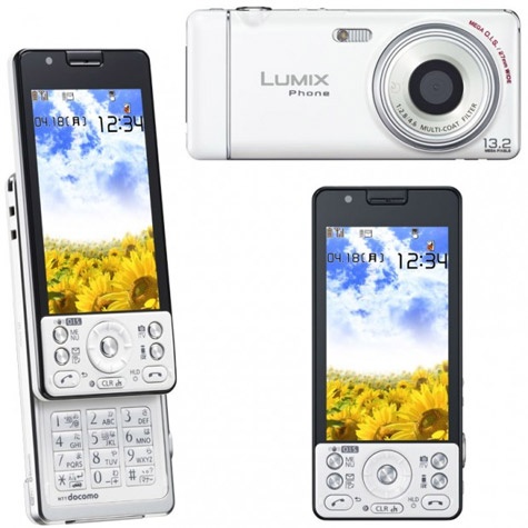 Panasonic Lumix Phone P-05C met optische beeldstabilisatie