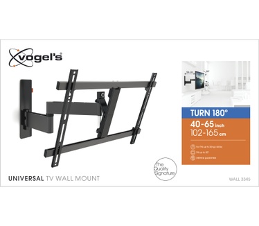 Vogel's WALL 3345 Draaibare tv-beugel 40"-65" Zwart