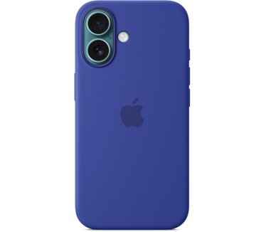 Apple Siliconen Back Cover met MagSafe - iPhone 16 (iPhone 16) Blauw