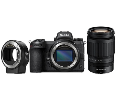 Nikon Z 6II + 24-200mm f/4 + FTZ Adpter Zwart