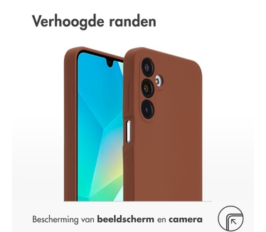 Accezz Liquid Silicone Backcover Samsung Galaxy A16 5G - New Tea Brown