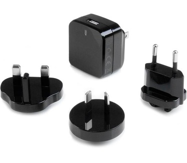 Startech.com USB-lader met Quick Charge 2.0 USB reisadapter zwart