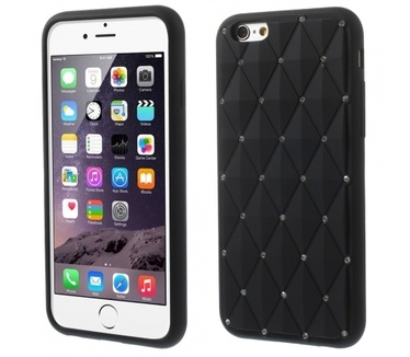 Kees Chester Stars Gel Hoesje Apple iPhone 6 - Zwart