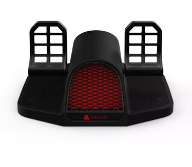 Honeycomb Charlie Rudder Pedals Rood, Zwart