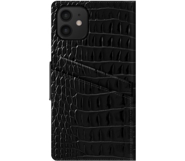 iDeal of Sweden Neo Noir Croco (iPhone 12/12 Pro) Zwart