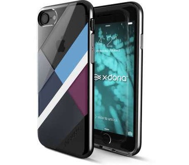 X-Doria Revel Lux Apple iPhone SE 2020 / iPhone 7/8 hoesje - Blocks Black