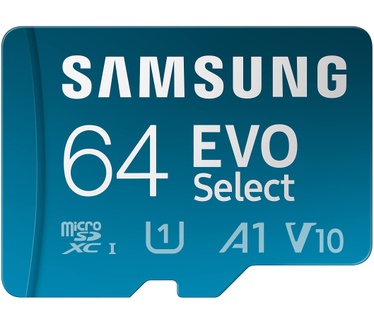 Samsung EVO Select microSDXC (2024) 64GB + SD adapter