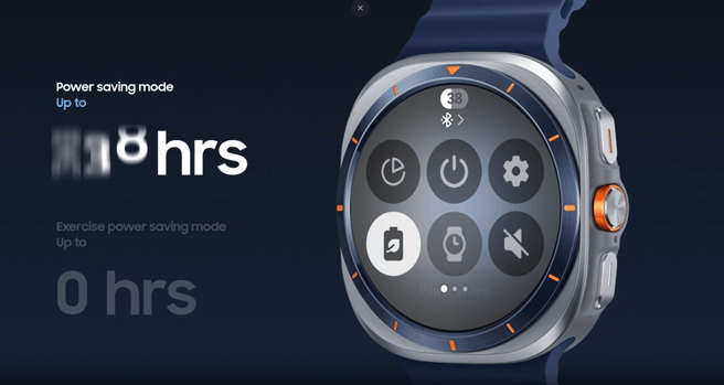 Galaxy Watch Ultra 2025, batterij. Bron: Samsung