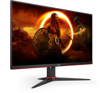 AOC 24G2AE/BK Rood, Zwart