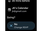Google Calendar voor Wear OS