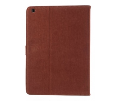 Kees KEES Lederlook Hoes met Stand Apple iPad Air - Bruin