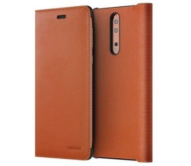Nokia 8 Flip Case Bruin