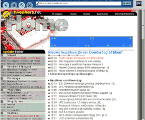 Netscape 6 preview 1 op Tweakers.net