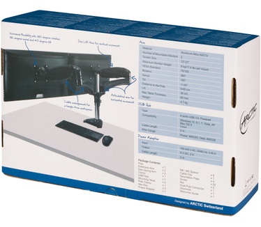 Arctic Z2-3D monitor arm