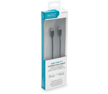 Digitus DIGITUS USB TYPE-C CABLE M/M 1.0M HIGH-SPEED UL BL