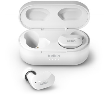 Belkin Soundform volledig draadloze oordopjes (Wit)