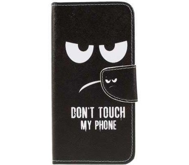 qMust Samsung Galaxy A20 Wallet Case - Do Not Touch