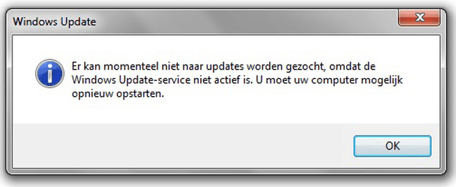 Windows Update probleem