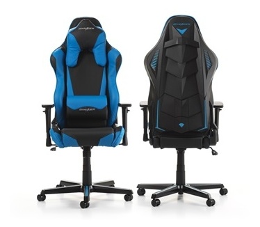 DXRacer Racing Shield R1-NB Gaming Chair (Zwart/Blauw)