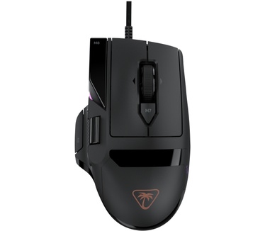 Turtle Beach Command Series MC3 bedrade, aanpasbare RGB-gamingmuis - Zwart, Owl-Eye opt. sensor 30K DPI, 4D Scroll wiel, pollingfrequentie 1K, optische schakelaars, 29 aanwijsbare knoppen, RGB