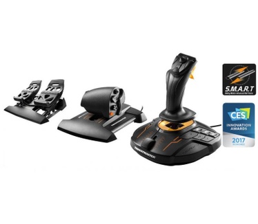 Thrustmaster T16000M FCS Flight Pack Oranje, Zwart