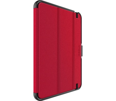 Otterbox OtterBox Symmetry Folio-hoes voor iPad 10th gen, schokbestendig, valbestendig, dunne beschermende folio-hoes, getest volgens militaire standaard, Rood