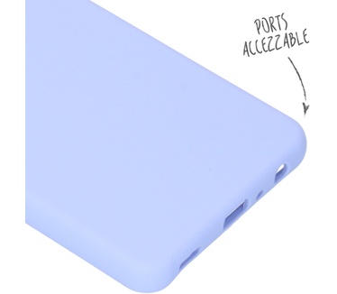Accezz Liquid Silicone Backcover Samsung Galaxy A52(s) (5G/4G) - Paars