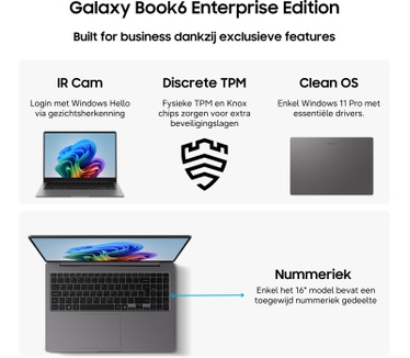 Samsung Book6 14" W11Pro U7 16GB 512GB EE Gray