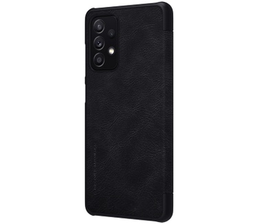 Nillkin Qin PU Leather Book Case - Samsung Galaxy A52 - Zwart Zwart