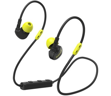 Hama Freedom Athletics III Headset Draadloos In-ear Sporten Bluetooth Zwart, Geel