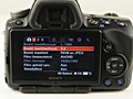 Sony A55V menuopties