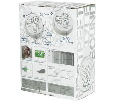 Arctic P604 Wireless (White) - Bluetooth Street Headphones