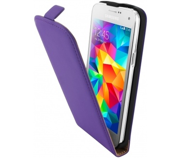 Mobiparts Premium Flip Case Samsung Galaxy S5 Mini Purple