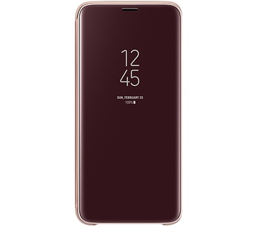 Samsung Galaxy S9 Clear-View Standing Cover (Galaxy S9) Rosé Goud