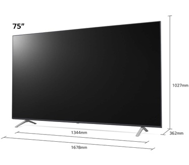 LG UP77 75" Zwart