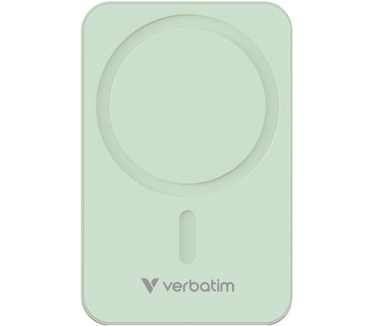 Verbatim Charge 'n' Go Essentials Magnetische draadloze powerbank 20000 mAh Groen