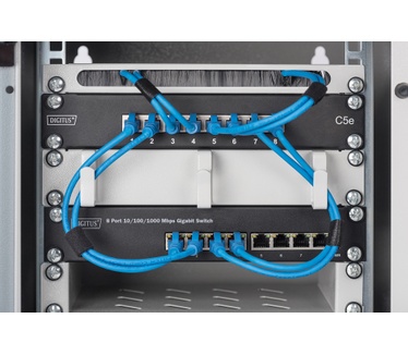Digitus 8-Port Gigabit PoE Switch, 10 Zoll, Managed