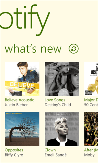 Spotify op Windows Phone 8