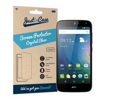 Just in Case Just in Case Screen Protector Acer Liquid Z630 - 3 stuks - Crystal Clear