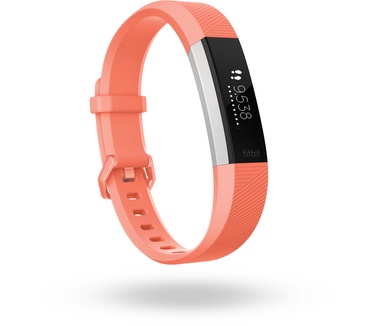 Fitbit Alta HR Large Aluminium Aluminium (Oranje)