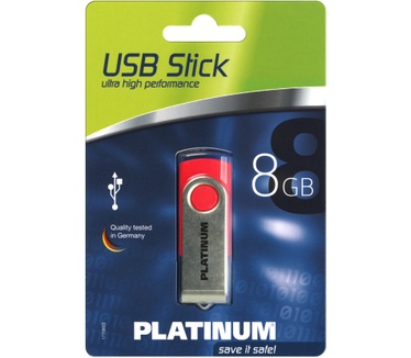 Bestmedia Platinum HighSpeed USB Stick Twister Neon 8GB Roze