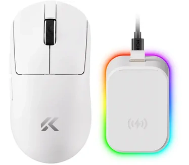 MCHOSE A7 V2 Series Lightweight All-round Wireless Gaming Mouse White