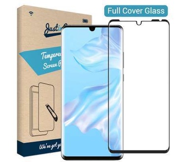 Just in Case Full Cover Tempered Glass Huawei P30 Pro Zwart