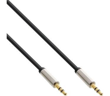 InLine 5.0m 3.5mm - 3.5mm Zwart