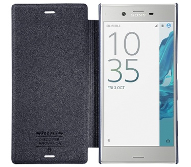 Nillkin New Sparkle Book Case voor Sony Xperia XZ - Zwart Zwart