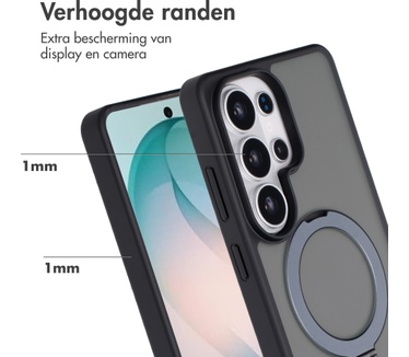 Accezz Ring Stand Backcover met MagSafe Samsung Galaxy S26 Ultra - Zwart