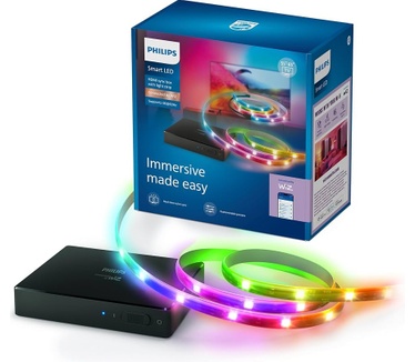 Philips HDMI sync box met tv-verlichting voor tv's van 55-65", Connected by WiZ