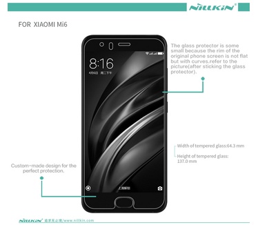 Nillkin DisplayFolio Tempered Glass H+ Pro Xiaomi Mi6 voor Xiaomi Mi6
