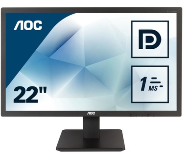 AOC E2275SWQE Zwart